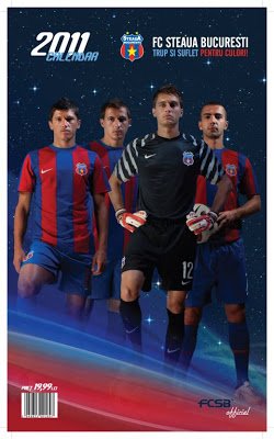 Calendar personalizat 2011 cu Steaua Bucuresti