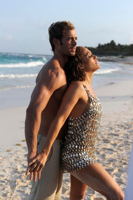 Poze cu William Levy si Jennifer Lopez din culisele videoclipului  „I’m Into You”