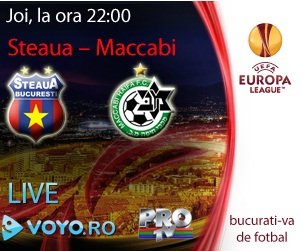 Vrem Revansa in retur: Steaua Bucuresti – Maccabi Haifa