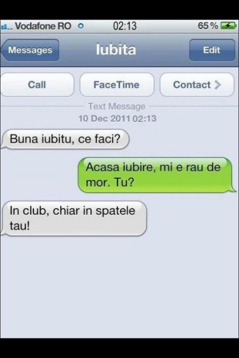 Ce discutie…tot sa razi :))