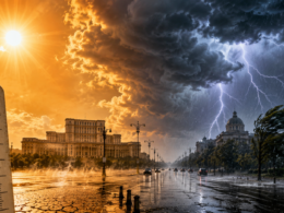 Furtuni și caniculă de 37°C în București și alte județe